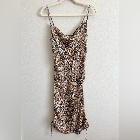 Aritzia Wilfred Only Ruched Slip Dress Size XXS - Picture 5 of 11